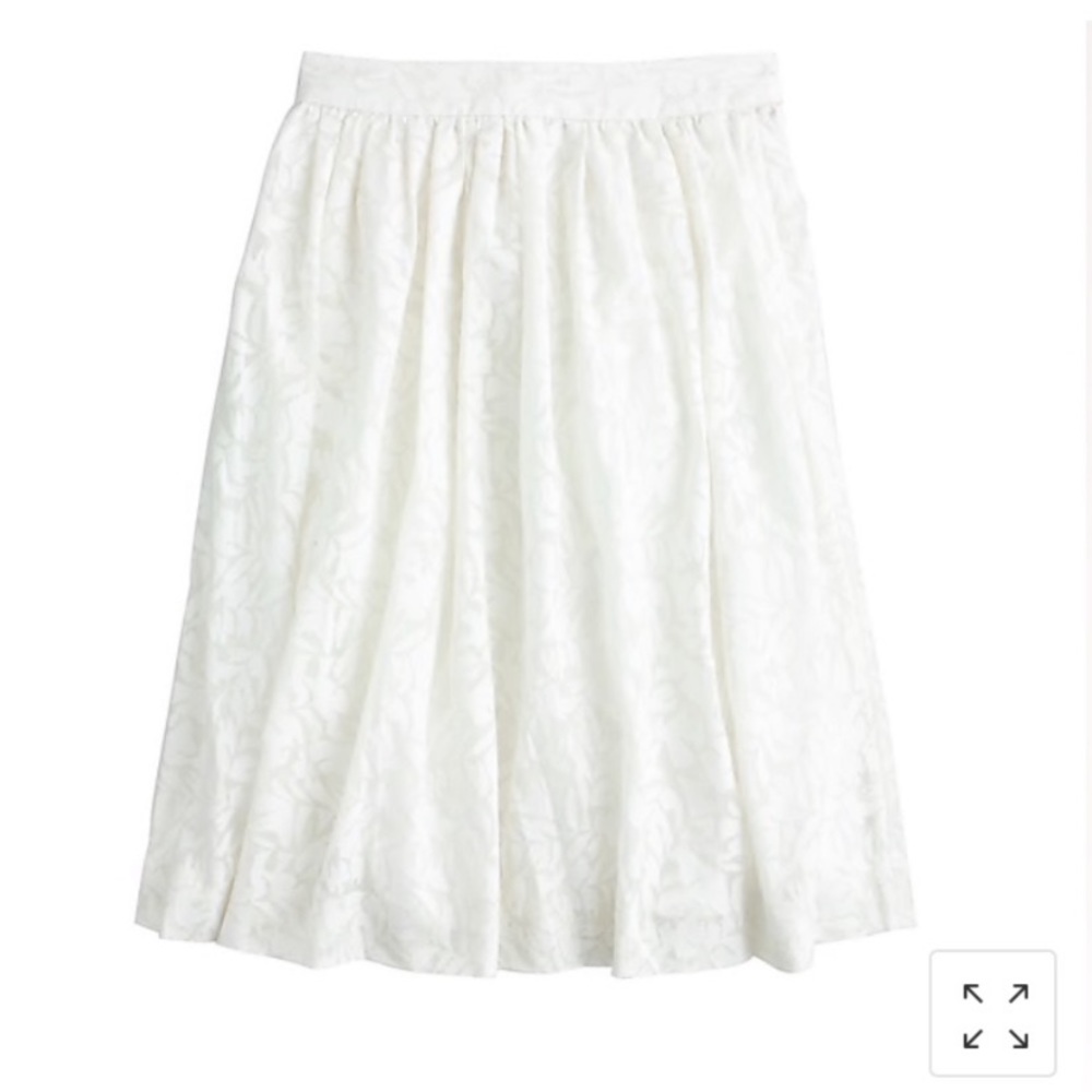 JCrew mid length skirt